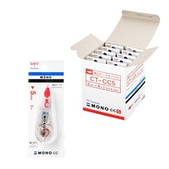 Tombow Pencil Correction Tape 5mm MONO MONO CC (mini size, high adhesion tape), use-up type 6m 10 pc