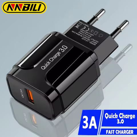 Quick Charge 3.0 5V 3A Usb Charger For iPhone Xiaomi Samsung S20 Tablets Universal qc3.0 Fast Chargi