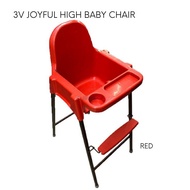 Red Color 3V Joyful High Baby Chair
