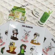 Exo stickers, sticker korea, exo set stickers