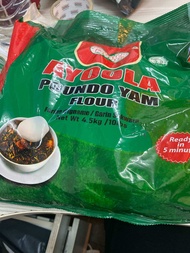 Ayoola poundo yam flour from Nigeria
