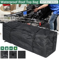 Car Roof Rack Waterproof 142x48x51cm Car Roof Top Bag SUV Roof Cargo Top Box Luggage Carrier Roof for Car Camper Van Sto