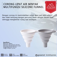 COLLAPSIBLE SILICONE FUNNEL - Grey