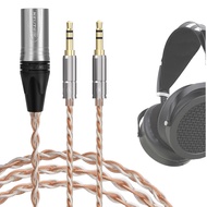 Geekria Apollo 4Pin XLR เป็นคู่3.5มม. ชุบเงินเข้ากันได้กับ HE1000se HIFIMAN SUNDARA AH-D9200 AH-D720