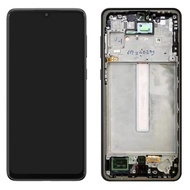 AMOLED สำหรับ Samsung A33 5G A336B SM-A336E A336 A336M จอแสดงผล LCD ทัชสกรีนดิจิไทเซอร์พร้อมชุดกรอบ