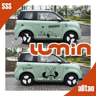 [READY] CHANGAN LUMIN Cartoon Body Sticker Car Sticker LUMIN Body Kit lumin changan lumin Car Decora
