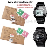 Watch Screen Protector Film for DW5600 DW5610 GA2100 W-218H A158 F-91W AE-1200 W-800H MQ-24 Watch Sc