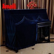 Piano full cover piano cover high-grade thick gold velvet piano cover