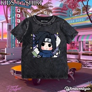 Uchiha sasuke child chibi washing vintage tee | Children's T-Shirt | Children's Clothes