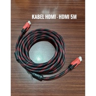 5 METER MESH FIBER HDMI-HDMI CABLE / 5M HDMI CABLE