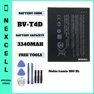 NEXCELL Bateri Serasi untuk Nokia Lumia 950 XL 950XL Battery Bateri BV-T4D ( 3340mAh )