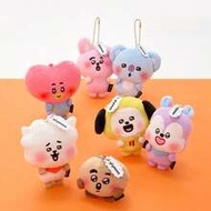 BT21 K-Pop Anime Cartoon Plushie Mood Diary Emoticon Series Bulletproof Youth Group Plush Fan Gifts,