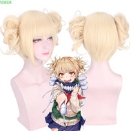 SDEER Himiko Toga Cosplay Wig, Role Play Synthetic Hair My Hero Academia Cosplay, Cosplay Party Anim