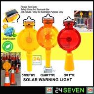 Solar Warning Light Solar Blinker Hazard Warning Led Flash Light / Traffic Cone Solar Warning Light