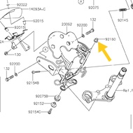 Kawasaki W175 Light Bracket Damper Rubber Bracket End