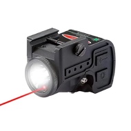 Richfire Professional 2 In 1 ไฟเลเซอร์และ LED Combo 400 Lumens ไฟฉายยุทธวิธีสําหรับ 20 มม.