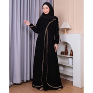 PREMIUM JETBLACK BLACK TURKEY MUSLIM ABAYA GAMIS Abaya Abaya Dubai Abaya Turkey Abaya Hitam