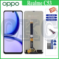 For OPPO Realme C53 C51 LCD with Frame Display Touch Screen Digitizer Full Set Assembly Realme Narzo