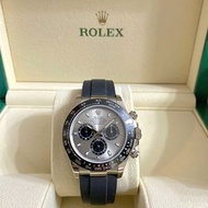 Rolex Daytona 116519 白金灰面 膠帶 （中古）
