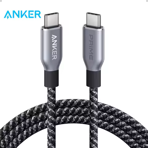 Anker Prime USB C to USB C Cable, 240W 3ft Fast Charging USB C Cable, Upcycled-Braided Nylon with 10