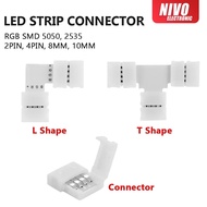 2/T SHAPE , 2/ X SHAPE , 4/ T SHAPE , 4/PCS , 2/ L SHAPE LED STRIP CONNECTOR