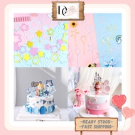 EVA/Acrylic Cute Star Shape Cake Topper Acrylic Puzzle Star Shape Cake Decoration EVA Toppers Acryli