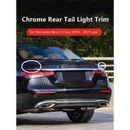 For Mercedes Benz W213 Chrome Rear Tail Light Trim Decal Sticker for Klase E Class E260L 2016 2019 2
