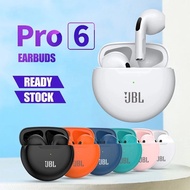 🎧【Readystock】 + FREE Shipping 🎧 JBL / OPPO Pro 6 TWS Wireless Earphones Bluetooth Game Headsets Sport Waterproof Earbuds with Mic Touch Control Bluetooth Headphones