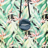 DSQUARED2 Azure Blue Denim Shoulder Bag Violet Perfume