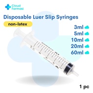 Disposable Syringe Luer Slip with Needle 5ml/5cc  [[1pcs]]