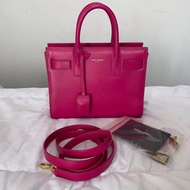 Tas Saint Laurent Sac de Jour YSL Bag Nano 2014 Pink Original Fullset Like New