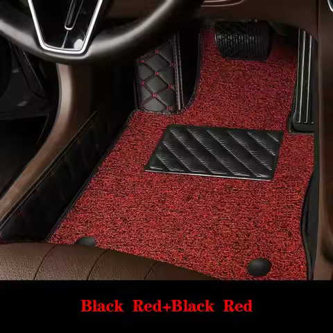 Customized Style Luxury Double Layer Driver Car Floor Mat For BMW i4 i5 i7 ix3 ix 2022 2023 2024 202