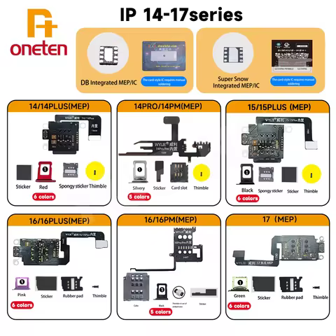 WYLIE US Version ESiM Conversion to 2-SiM Card MEP Integration Solution Support DB IC for iPhone 14-