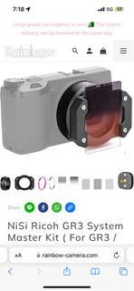 NiSi Ricoh GR3 System Master Kit ( For GR3 / GR3X )