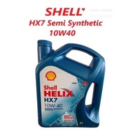 S2U Original Engine Oil Shell Helix HX7 10W40 Semi Synthetic 4Liter Proton Perodua Honda Toyota Minyak Enji Hitam Kereta