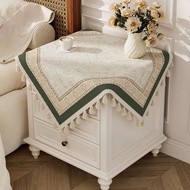 Tyk American Bedroom Bedside Table Dust Cover Cover Cloth Square Square Table Square Towel Tableclot