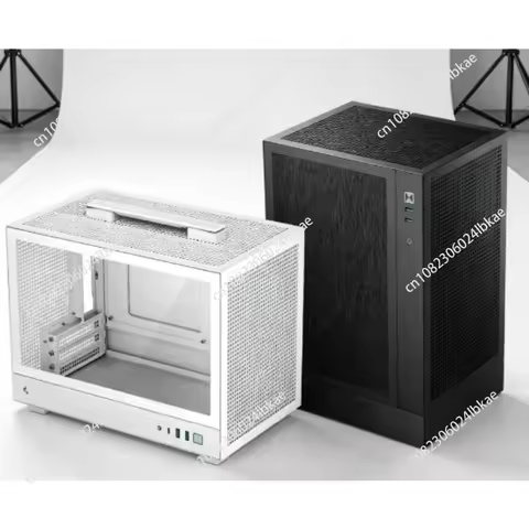 Ch160 mini itx case: portable handle, side mesh design, long graphics card & atx power supply compat