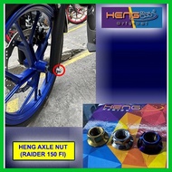 ◨ ∩ ┼ HENG Front Axle (Ehe) Nut for SUZUKI RAIDER 150 FI