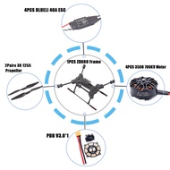 New ZD680 Full Carbon Fiber Hexa-Rotor Foldable Arm 3508 700KV Motor 40A Esc Hexacopter Frame Kit Fo