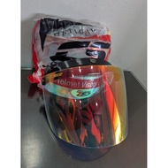 Visor CS2 crystal clear untuk helmet 3 button MS88 SGV MHR steng xdot magnum keith split fire