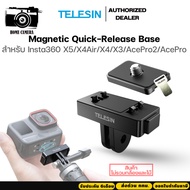 Telesin Insta360 X5/X4Air/X4/X3/Ace/Ace Pro/Ace Pro 2 Adapter Magnetic Base Mount