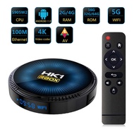 HK1 RBOX-W2 Network Set-Top BOX TV BOX Dual-Band WIFI Bluetooth 8k HD Player S905X4