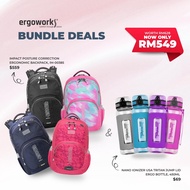 [Bundle Deals] Ergonomic Backpack + Ergo Bottle 500ML (IM-00369/500-01XCL-P)