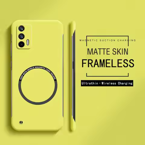 Frameless Magnetic Slim Case For Huawei Puro 70 P60 P50 P40 P30 Nova 13 12 11 10 9 SE Pro Wireless C