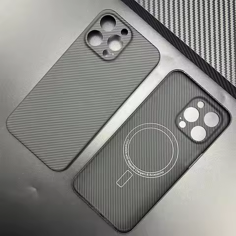 Magnetic 600D Aramid Carbon Fiber Phone Case Cover On For Magsafe iphone 13 14 15 16 16e Pro Max 5G 