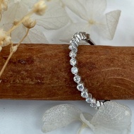 天然鑽石 18K金/750W 白金色 戒指 輕珠寶飾品 S10