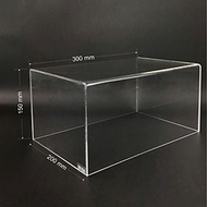 Hộp mica không nắp Enter TB106 300x200x150mm mica dày 3mm, Khay chia ngăn kéo hộc tủ, Khay nhựa đựng