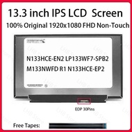 13.3 Inch IPS LCD Screen N133HCE-EN2 LP133WF7-SPB2 M133NWFD R1 N133HCE-EP2 Display Matrix Panel Repl