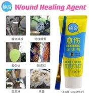 Bonsai Tree Trimming Grafting Wound Healing Agent Tree Wound Healing Cream Plant Tree Wound Cut Paste Smear Agent Pruning Compound Sealer with Small Brush Plant Tonic Seedling Fruit Tree Prunning Wound Healing Agent