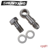 Oil Modified Hollow M10 Screw Fisheye AN4 Turbo * Supply Engine banjo Oil Pipe 1.5 Joint Turbo HH7Y